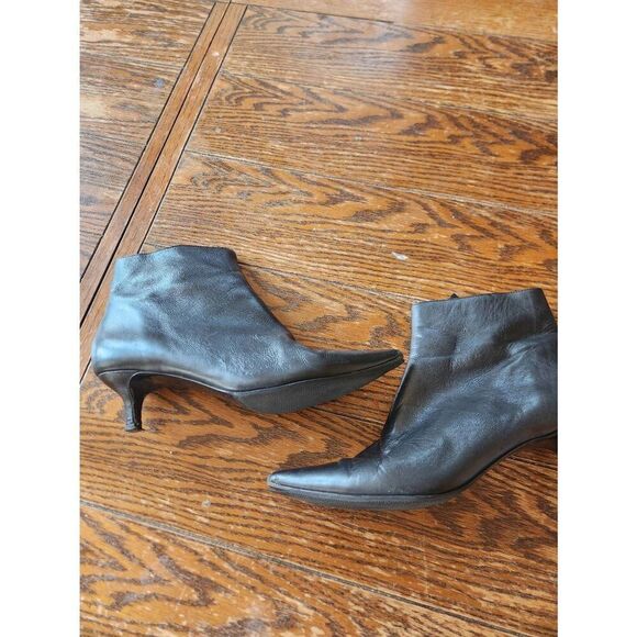 Reformation Women's Black Xyla Ankle Boots sz 10 - Picture 1 of 7